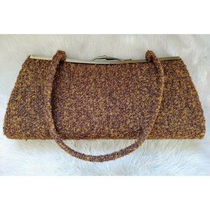 LIZ SOTO Women‎ Vtg Handbag Clutch Purse Brown